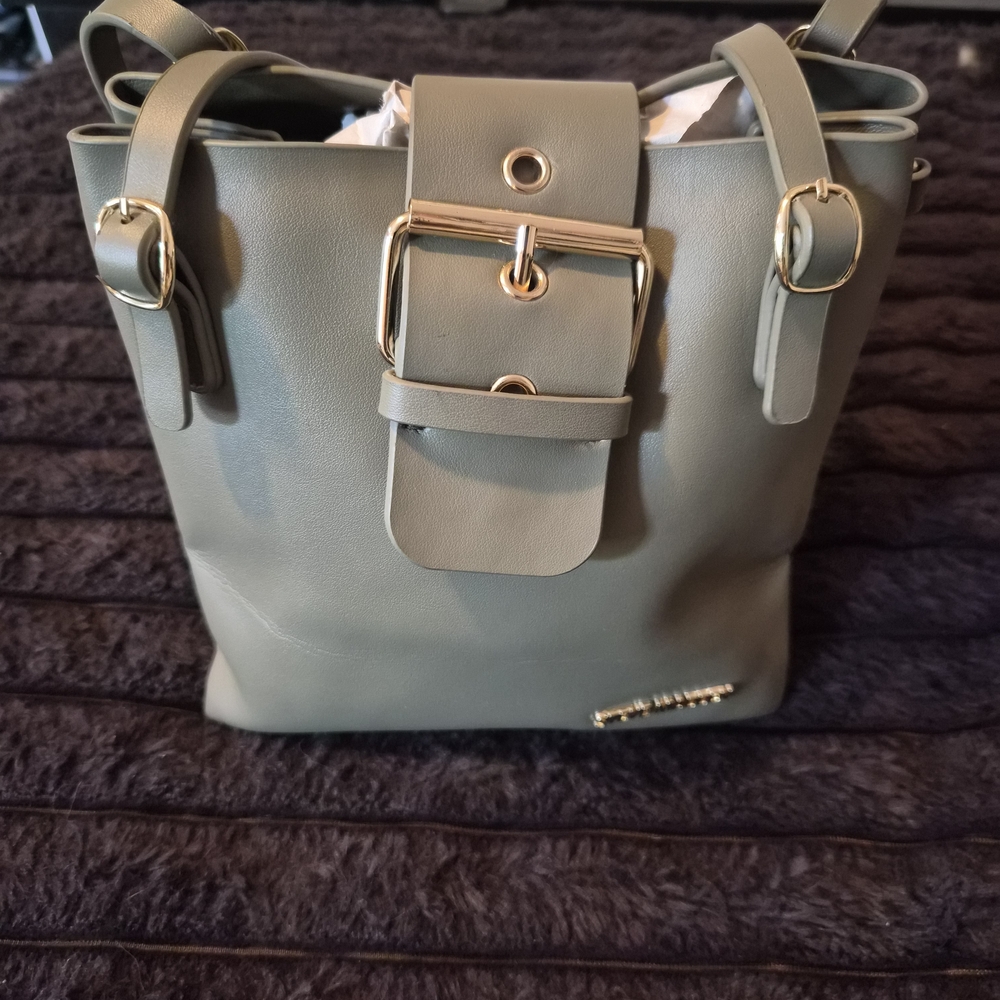 Elegant Olive Green Tote Bag